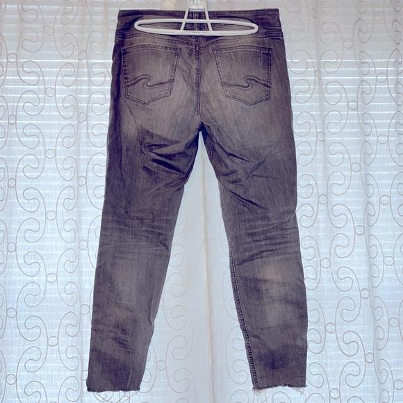 (2 for $40) Grey Silver Jeans - Picture 5 of 5